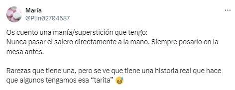 sal, salero, mala suerte